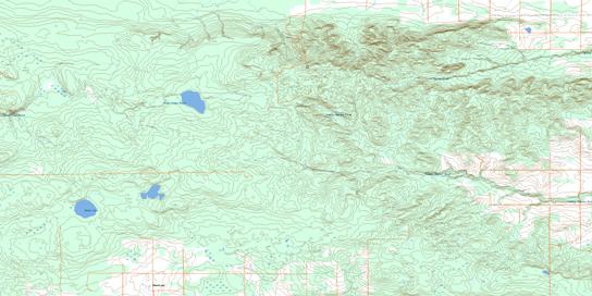 Saddle Hills Topo Map 083M11 at 1:50,000 scale - National Topographic System of Canada (NTS) - Toporama map