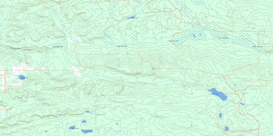 Boone Creek Topographic map 083M12 at 1:50,000 Scale