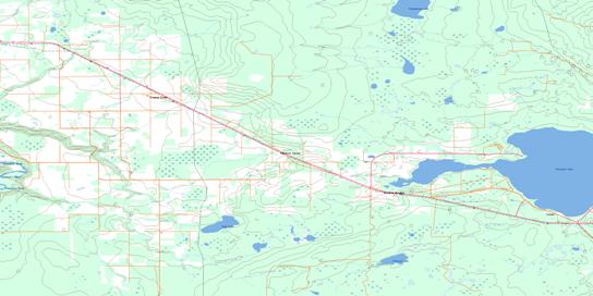 Sturgeon Heights Topo Map 083N04 at 1:50,000 scale - National Topographic System of Canada (NTS) - Toporama map