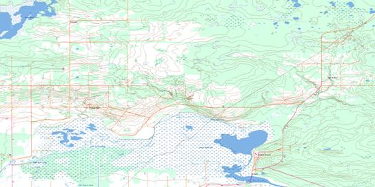 Grouard Topo Map 083N09 at 1:50,000 scale - National Topographic System of Canada (NTS) - Toporama map