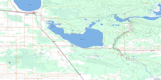 Mclennan Topo Map 083N10 at 1:50,000 scale - National Topographic System of Canada (NTS) - Toporama map