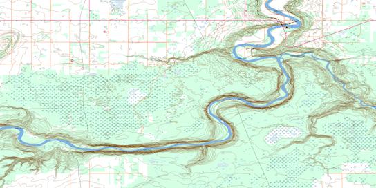 Watino Topo Map 083N12 at 1:50,000 scale - National Topographic System of Canada (NTS) - Toporama map