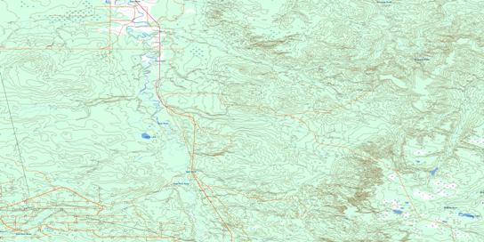 Adams Creek Topo Map 083O03 at 1:50,000 scale - National Topographic System of Canada (NTS) - Toporama map