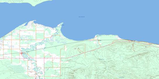 Kinuso Topo Map 083O06 at 1:50,000 scale - National Topographic System of Canada (NTS) - Toporama map