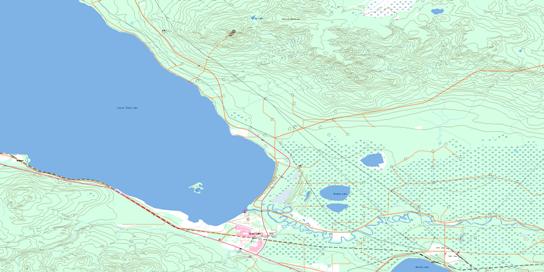 Slave Lake Topographic map 083O07 at 1:50,000 Scale
