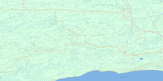 Narrows Creek Topo Map 083O11 at 1:50,000 scale - National Topographic System of Canada (NTS) - Toporama map