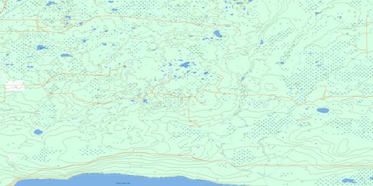 Salt Creek Topo Map 083O12 at 1:50,000 scale - National Topographic System of Canada (NTS) - Toporama map
