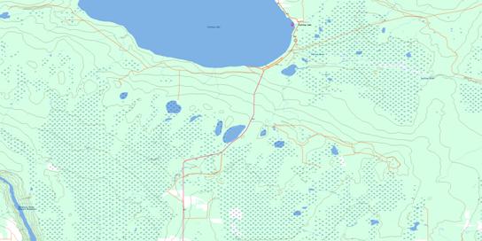 Calling Lake Topo Map 083P03 at 1:50,000 scale - National Topographic System of Canada (NTS) - Toporama map