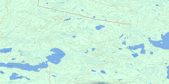Fawcett Lake Topo Map 083P05 at 1:50,000 scale - National Topographic System of Canada (NTS) - Toporama map