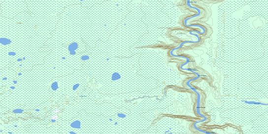 Pelican Portage Topo Map 083P15 at 1:50,000 scale - National Topographic System of Canada (NTS) - Toporama map