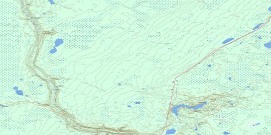 Crow Lake Topo Map 083P16 at 1:50,000 scale - National Topographic System of Canada (NTS) - Toporama map