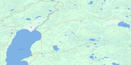 North Wabasca Lake Topo Map 084A04 at 1:50,000 scale - National Topographic System of Canada (NTS) - Toporama map