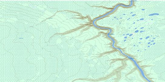 Livock River Topographic map 084A07 at 1:50,000 Scale