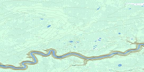 Boiler Rapids Topographic map 084A09 at 1:50,000 Scale