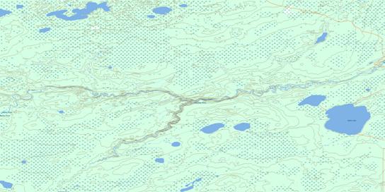 Godin Lake Topographic map 084B01 at 1:50,000 Scale