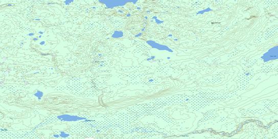 Hospital Creek Topo Map 084B08 at 1:50,000 scale - National Topographic System of Canada (NTS) - Toporama map