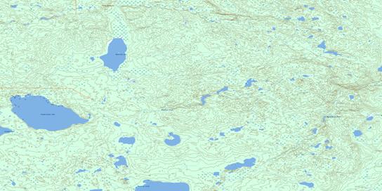 Quitting Lake Topo Map 084B09 at 1:50,000 scale - National Topographic System of Canada (NTS) - Toporama map