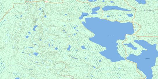 Peerless Lake Topo Map 084B10 at 1:50,000 scale - National Topographic System of Canada (NTS) - Toporama map