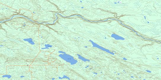 Goosegrass Lake Topo Map 084B16 at 1:50,000 scale - National Topographic System of Canada (NTS) - Toporama map
