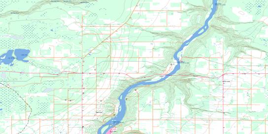 Weberville Topo Map 084C06 at 1:50,000 scale - National Topographic System of Canada (NTS) - Toporama map