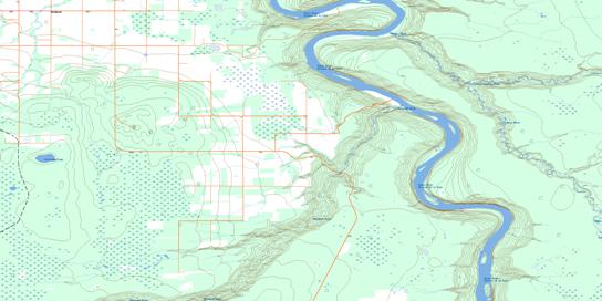 Deadwood Topo Map 084C11 at 1:50,000 scale - National Topographic System of Canada (NTS) - Toporama map