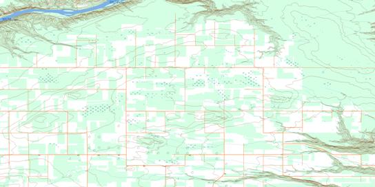 Josephine Creek Topo Map 084D03 at 1:50,000 scale - National Topographic System of Canada (NTS) - Toporama map