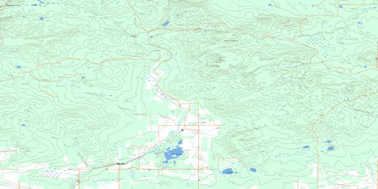 Deer Hill Topographic map 084D08 at 1:50,000 Scale