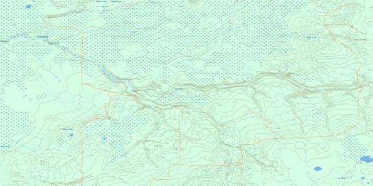 Betts Creek Topo Map 084D13 at 1:50,000 scale - National Topographic System of Canada (NTS) - Toporama map