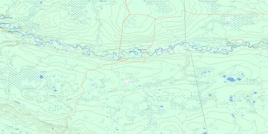 Cub Lakes Topographic map 084D16 at 1:50,000 Scale
