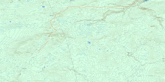 Dryden Creek Topographic map 084E09 at 1:50,000 Scale