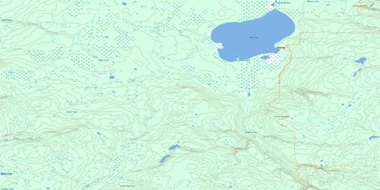 Bison Lake Topo Map 084F01 at 1:50,000 scale - National Topographic System of Canada (NTS) - Toporama map