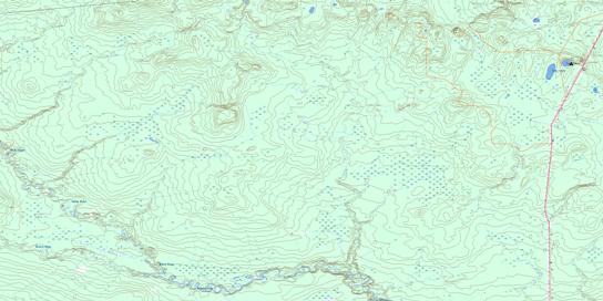 Goffit Creek Topo Map 084F05 at 1:50,000 scale - National Topographic System of Canada (NTS) - Toporama map