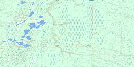 Buhler Creek Topo Map 084F07 at 1:50,000 scale - National Topographic System of Canada (NTS) - Toporama map