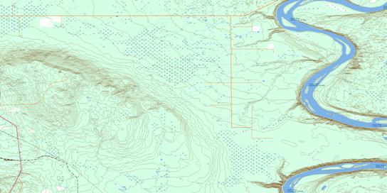 Scully Creek Topo Map 084F11 at 1:50,000 scale - National Topographic System of Canada (NTS) - Toporama map