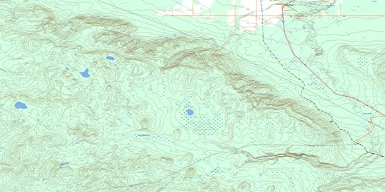 Kemp River Topographic map 084F12 at 1:50,000 Scale