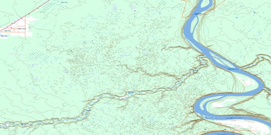 Paddle Prairie Topographic map 084F14 at 1:50,000 Scale