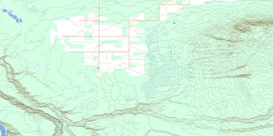 Steephill Creek Topographic map 084F15 at 1:50,000 Scale
