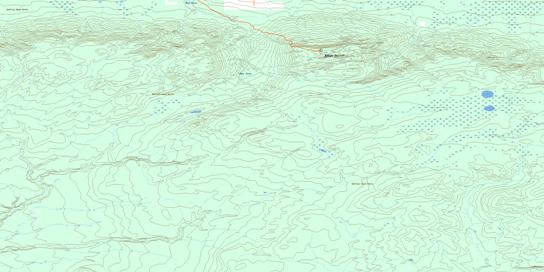 Buffalo Hill Topo Map 084F16 at 1:50,000 scale - National Topographic System of Canada (NTS) - Toporama map