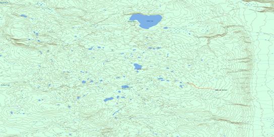 Rossbear Lake Topographic map 084G05 at 1:50,000 Scale