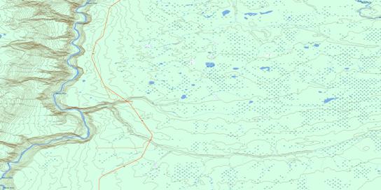 Senex Creek Topo Map 084G11 at 1:50,000 scale - National Topographic System of Canada (NTS) - Toporama map