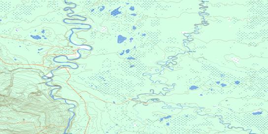 No Title Topo Map 084G14 at 1:50,000 scale - National Topographic System of Canada (NTS) - Toporama map