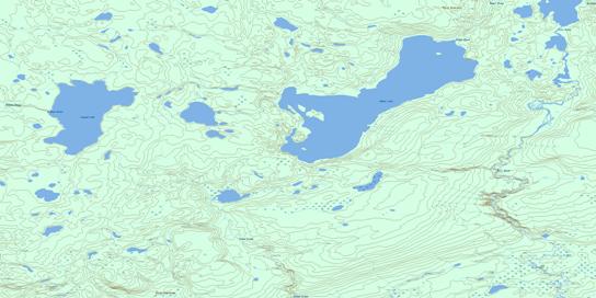 Legend Lake Topo Map 084H07 at 1:50,000 scale - National Topographic System of Canada (NTS) - Toporama map