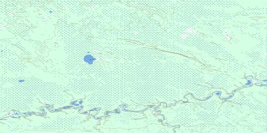 Lake Dene Topo Map 084I06 at 1:50,000 scale - National Topographic System of Canada (NTS) - Toporama map