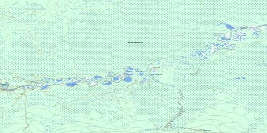 Heron Island Topo Map 084I07 at 1:50,000 scale - National Topographic System of Canada (NTS) - Toporama map