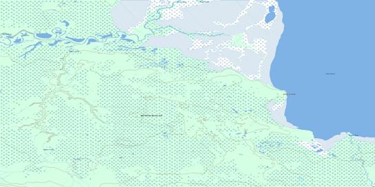 Pointe De Roche Topographic map 084I08 at 1:50,000 Scale