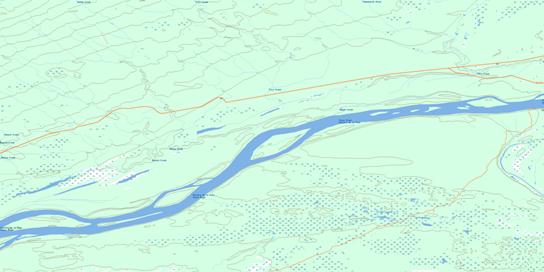 Fifth Meridian Topographic map 084J09 at 1:50,000 Scale