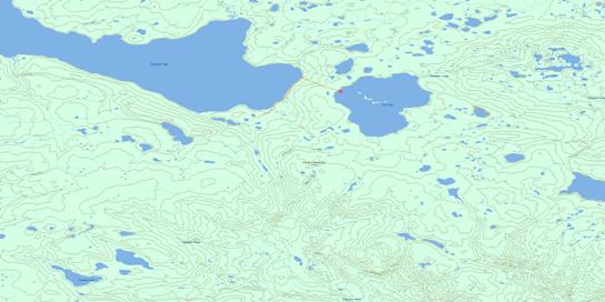 Margaret Lake Topographic map 084J14 at 1:50,000 Scale