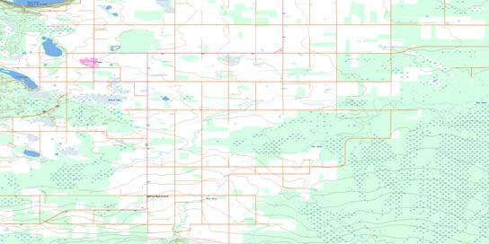 Mustus Lake Topographic map 084K01 at 1:50,000 Scale