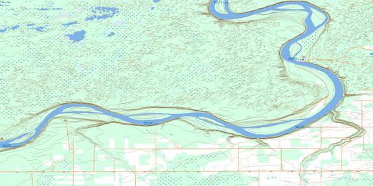 Moose Island Topographic map 084K02 at 1:50,000 Scale