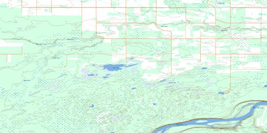 Child Lake Topo Map 084K07 at 1:50,000 scale - National Topographic System of Canada (NTS) - Toporama map